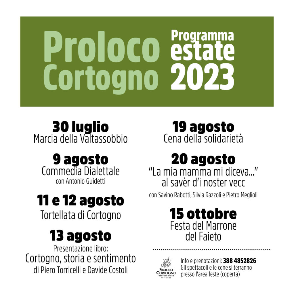 Programma estate 2023